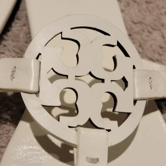 Tory Burch Miller Soft Sandal Ivory Size 11 - Picture 3 of 8